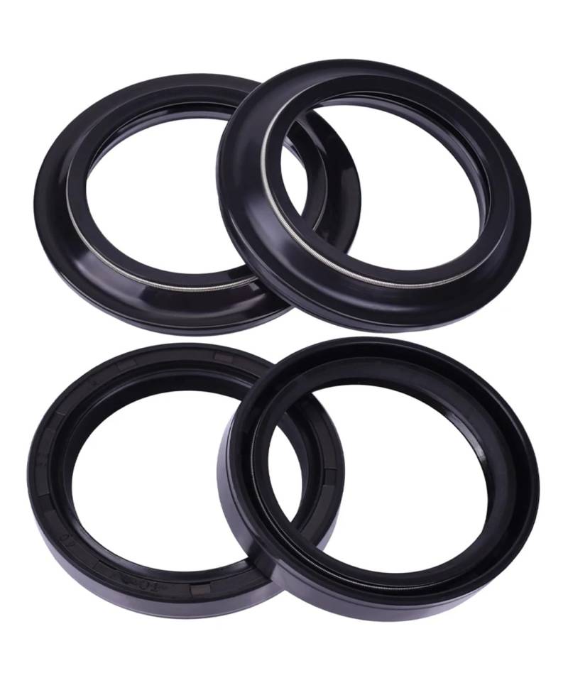 ZJPJMXNN 40x52x10 40 52 10 Motorrad Gabel Öl Dichtung Staub Abdeckung Lippe for 650 Pegaso RS125 RS250 RS 125 250 RX125 RS 50 RX SX(2xOil Seal 2xcover) von ZJPJMXNN