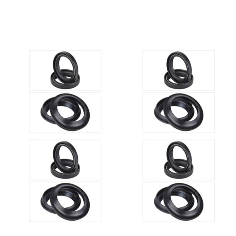 ZJPJMXNN 40x52x10 40 52 10 Motorrad Gabel Öl Dichtung Staub Abdeckung Lippe for 650 Pegaso RS125 RS250 RS 125 250 RX125 RS 50 RX SX(8xOil Seal 8xcover) von ZJPJMXNN