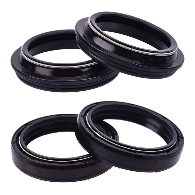 ZJPJMXNN Motorrad Teile 43 * 55 * 9,5/10,5 Gabel Öl Dichtung 43 55 Staub Abdeckung for MT - 03 660 TT 660 RE XT 660R XT 660X 2004-2013(2pcs Seal 2pcs Cover) von ZJPJMXNN