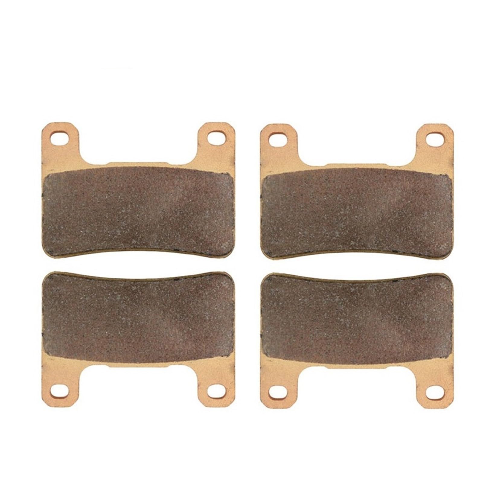 2 Paar Motorrad-Bremsbeläge for KA.WA,SA/KI ZX10 R (ZX 1000 E/F/J/K) 2008–2014, gesinterte Bremsscheibenbeläge von ZJUQJAPQ