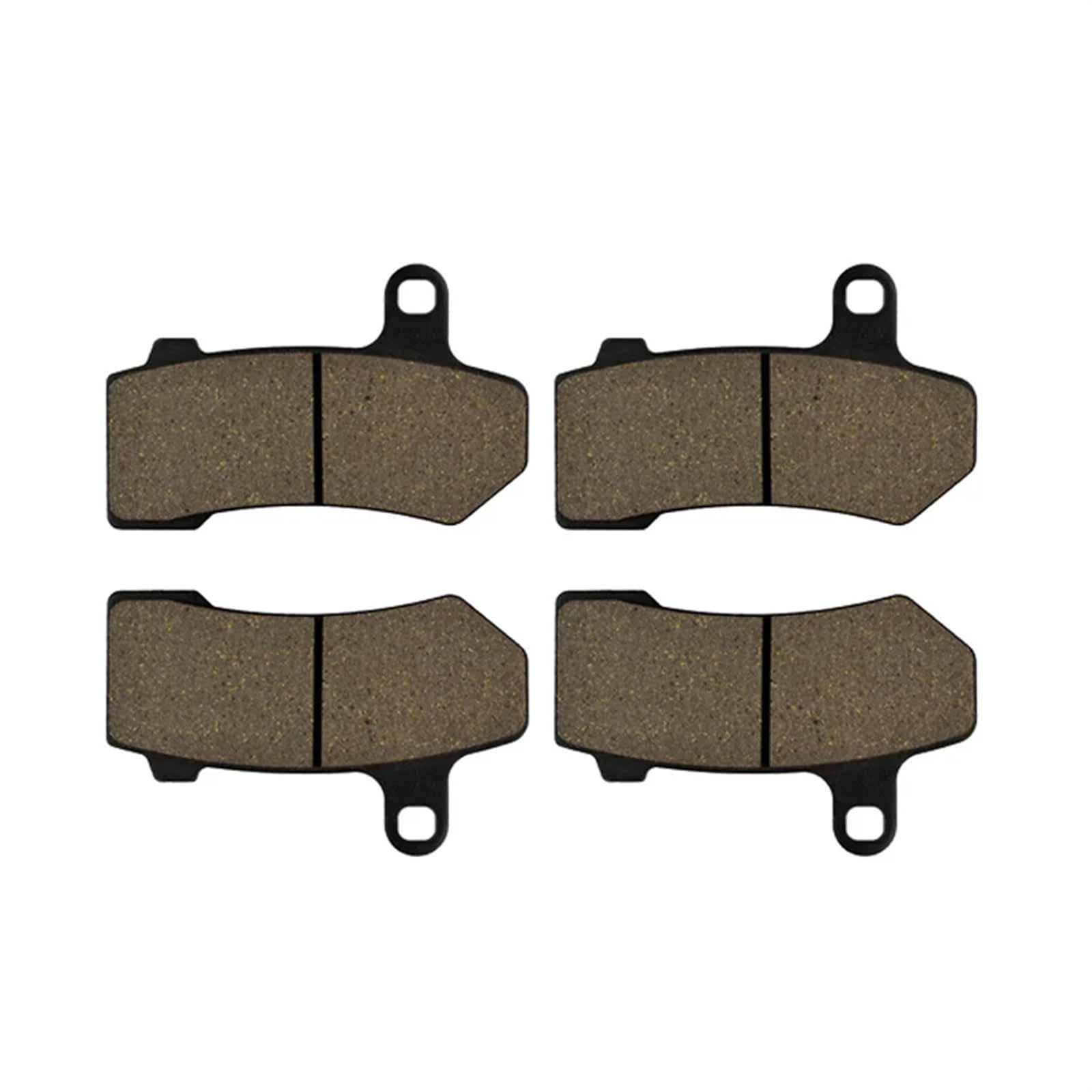 3 Paar Motorrad-Bremsbeläge for Ha.rl/ey FR+R FL/HR FLT/R FL/TRX FLT.RU FLH/TC FL.HTCU FL/HT FLH.X 2008–2014(2 Pair) von ZJUQJAPQ