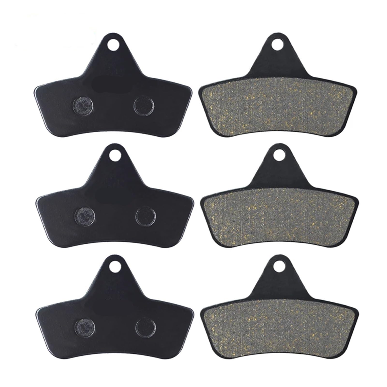 Motorrad-Bremsbeläge for MA.SS/EY FERGUSON ATV MF 250 MF300 MF400 MF500 MF 250 300 400 500 2WD 4WD 2004(3 Pairs) von ZJUQJAPQ