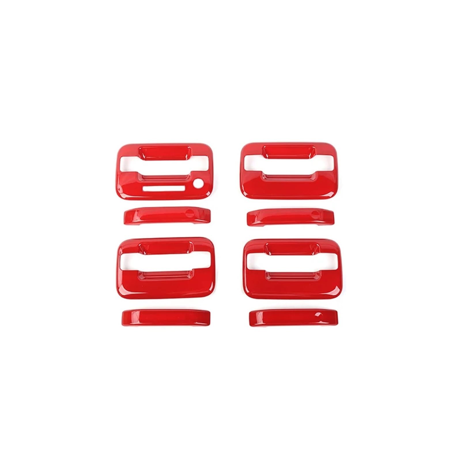 Auto Außentürgriffe Auto Türgriff Dekoration Schutzhülle Aufkleber Für Ford Für F150 2009 2010 2011 2012 2013 2014 Auto türgriff Abdeckung(Red) von ZJYZYQ