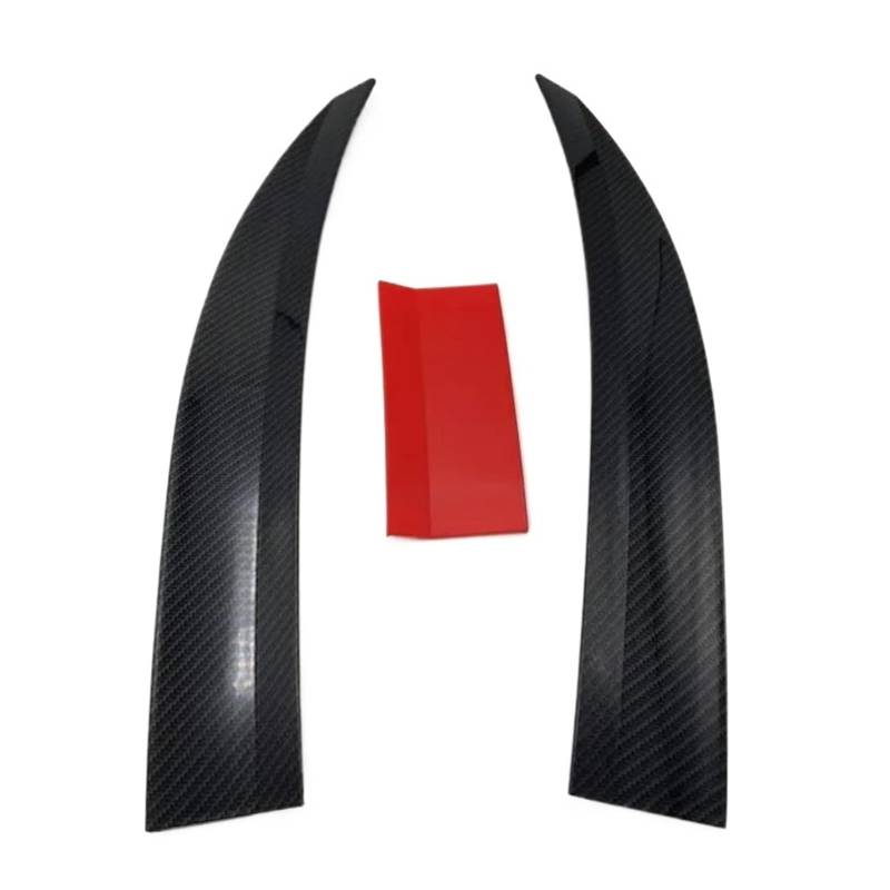 Auto Spoiler 3-teiliger Universal-Autospoiler Ohne Stanzen ABS-Kofferraum-Heckspoiler-Dekoration 115-125 cm Einstellbar Für Die Meisten Autos Auto Spoiler Wing(Carbon Fiber) von ZJYZYQ