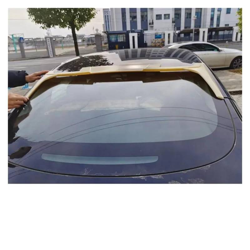 Auto Spoiler Auto Dachflügel Für Tesla Für Modell Y 3 Spoiler Schwarz Carbon Oberfläche Schwanz Fin Dekoration Zubehör Auto Spoiler Wing(3 Unpainted) von ZJYZYQ