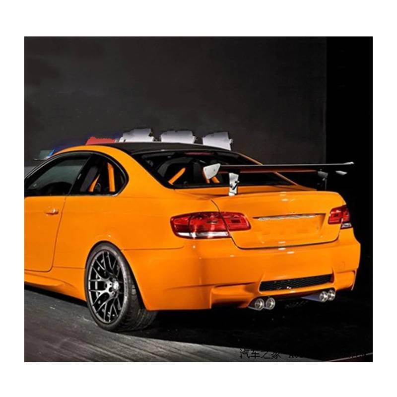 Auto Spoiler Echtcarbon Universal Heckspoilerspoiler Für M3 Für E92 Für E46 Für GTS Style Auto Spoiler Wing(Bright Black) von ZJYZYQ