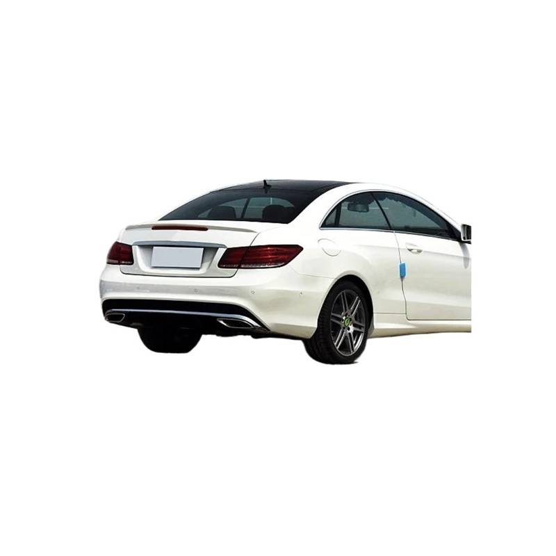 Auto Spoiler Für Benz E-Klasse Für W207 Für C207 Für E200 Für E550 Für E300 Für E350 2008-2015 Heckklappe Boot Ducktail Lip Auto Spoiler Flügel Auto Spoiler Wing(White) von ZJYZYQ