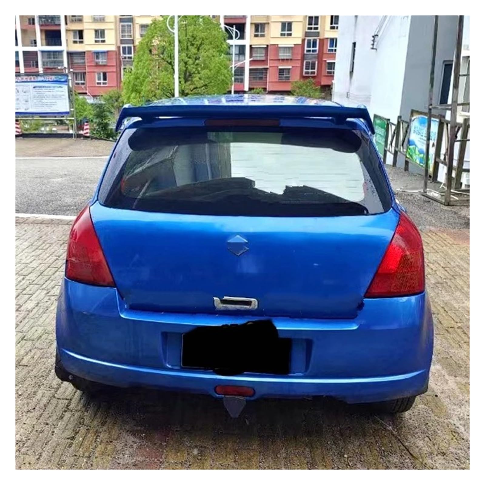 Auto Spoiler Für Suzuki Für Swift Spoiler 2008-2015 ABS Kunststoff Unlackiert Farbe Hinten Dach Spoiler Flügel Kofferraum Lippe Auto Zubehör Auto Spoiler Wing(Unpainted) von ZJYZYQ