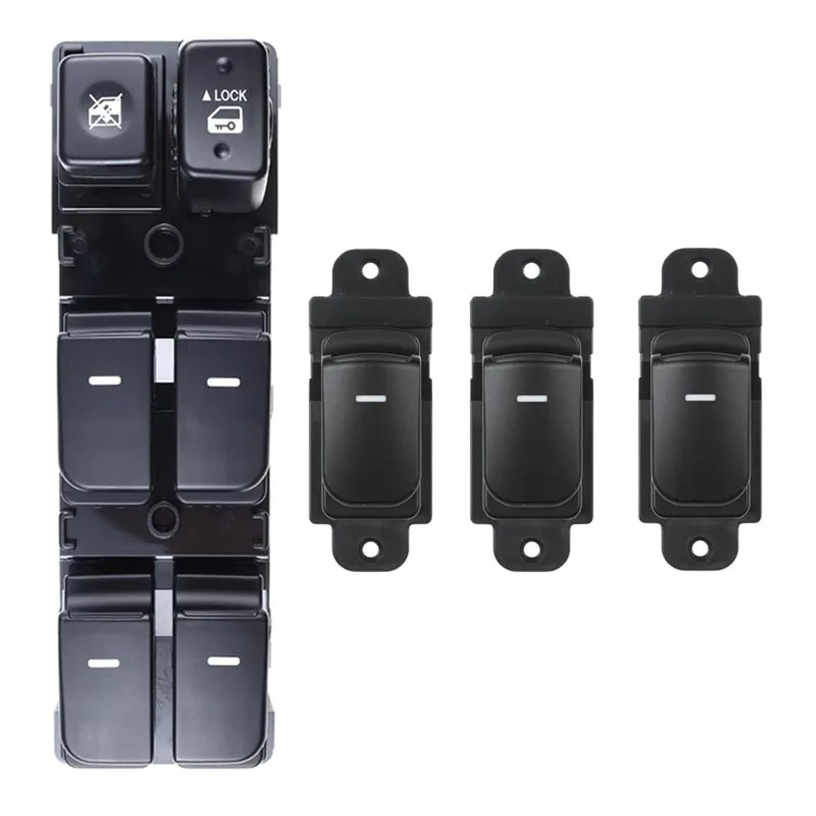 Fensterheberschalter Für Kia Für FORTE Für Cerato 2010 2011 2012 Auto Auto Teile Elektrische Power Master Fenster Control Heber Schalter 93570-1X000 935701X000 Schalter Fensterheber(4) von ZJYZYQ