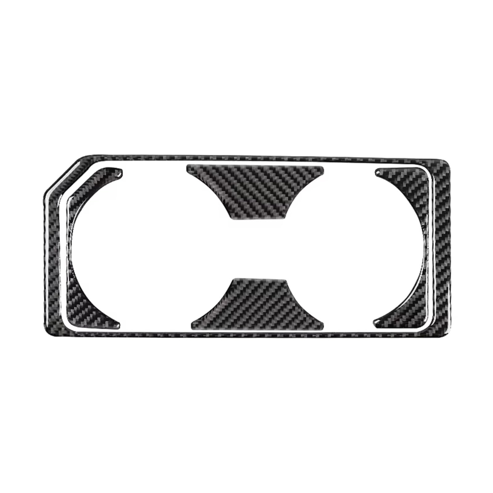 Innenverkleidung Schaltblende Für Ford Für F150 Für Raptor 2016 2017 2018 2019 2020 Carbon Fiber Innen Auto Zentrale Wasser Tasse Halter Rahmen Aufkleber Trim Dekor Abdeckung Aufkleber Innenraum von ZJYZYQ