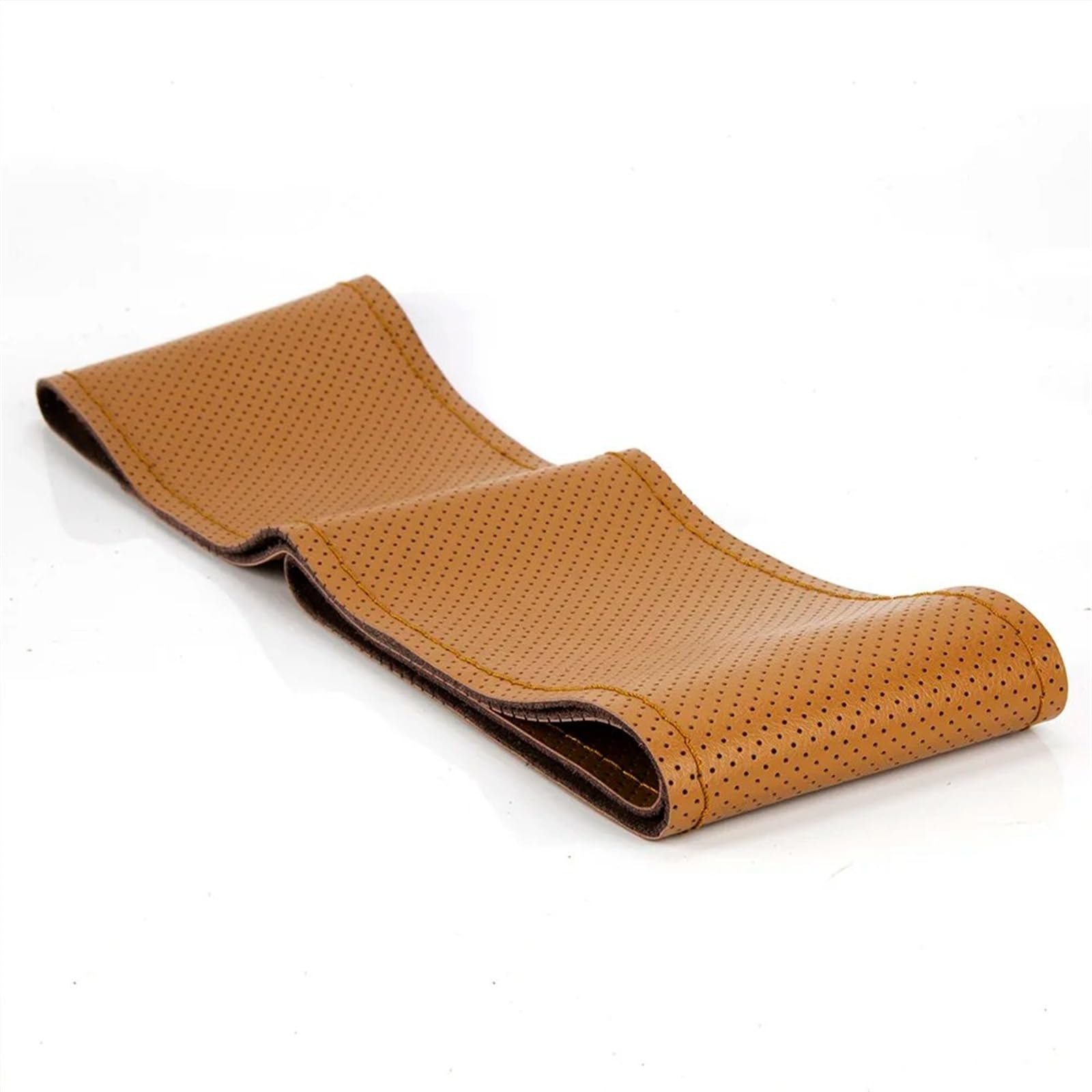 Lenkrad Abdeckung Auto-Lenkradbezug, Lenkrad-Schutzhülle, Verschleißfest, Schweißabsorbierend, Sicher, Einfache Und Elegante Autodekoration Lenkradschutz(4Brown 38cm) von ZJYZYQ