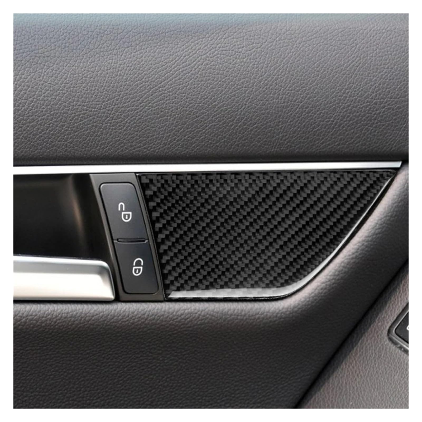 Navigation Panel Trim Auto-Innentürverkleidungsrahmenabdeckung Zieraufkleber Für Benz Für C-Klasse Für W204 2007 2008 2009 2010 2011 2012 2013 Dekoration Mittelkonsole von ZJYZYQ