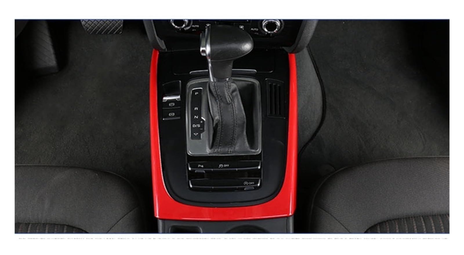 Navigation Panel Trim Autoinnenraum Mittelkonsole Panel Rahmen Abdeckung Aufkleber Für Q5 Für 8R 2009 2010 2011 2012 2013 2014 2015 2016 2017 Dekoration Mittelkonsole(Red) von ZJYZYQ