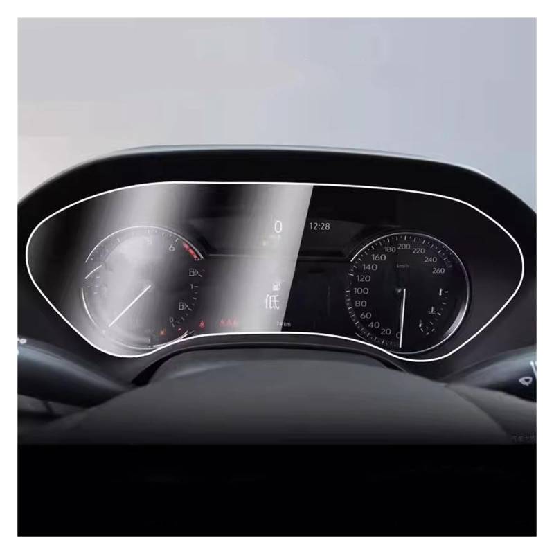 Navigation Schutzfolie Für Cadillac Für CT4 Für XT4 2018 2019 2020 2021 2022 2023 Auto Innen Instrument Panel Membran LCD Bildschirm Anti-Scratch-Film Digital Cockpit Schutzfolie von ZJYZYQ