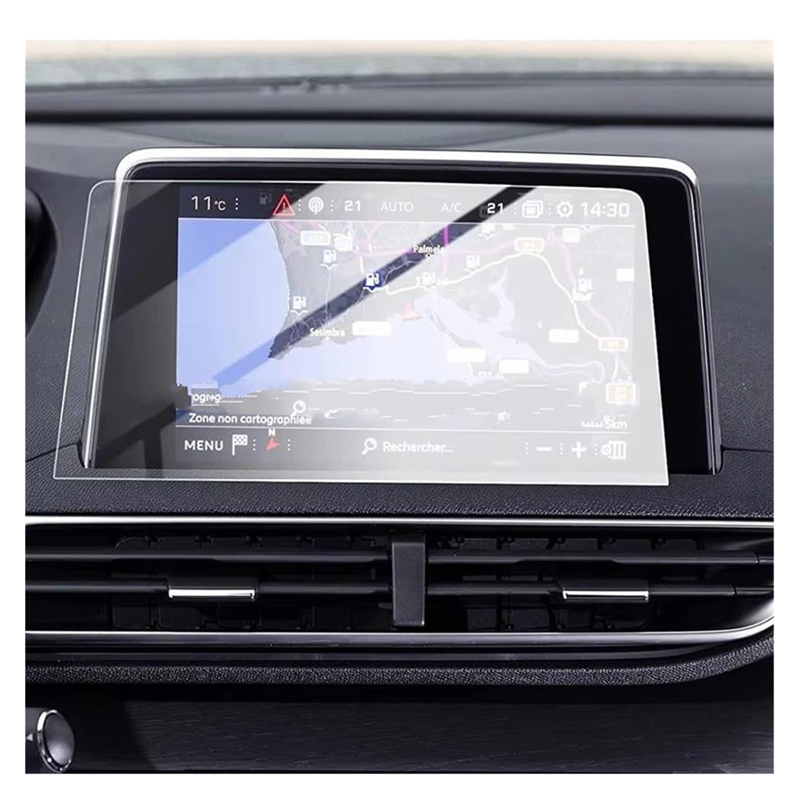 Navigation Schutzfolie Für Peugeot 3008 4008 5008 2018 2019 2020 8 Zoll Auto Navigation Gehärtetes Glas LCD Display Schutzfolie Digital Cockpit Schutzfolie von ZJYZYQ