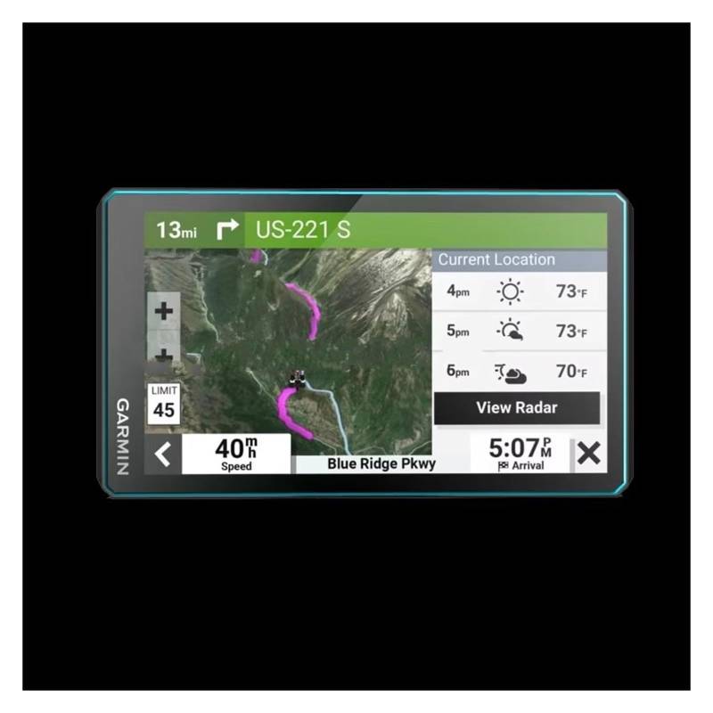 Navigation Schutzfolie Gehärtetem Glas Screen Protector Für Für Zumo Für XT2 Für Zauts Für MO Für XT2 Auto GPS Navigation Film LCD Bildschirm Film Digital Cockpit Schutzfolie(XT 5.5 inch) von ZJYZYQ