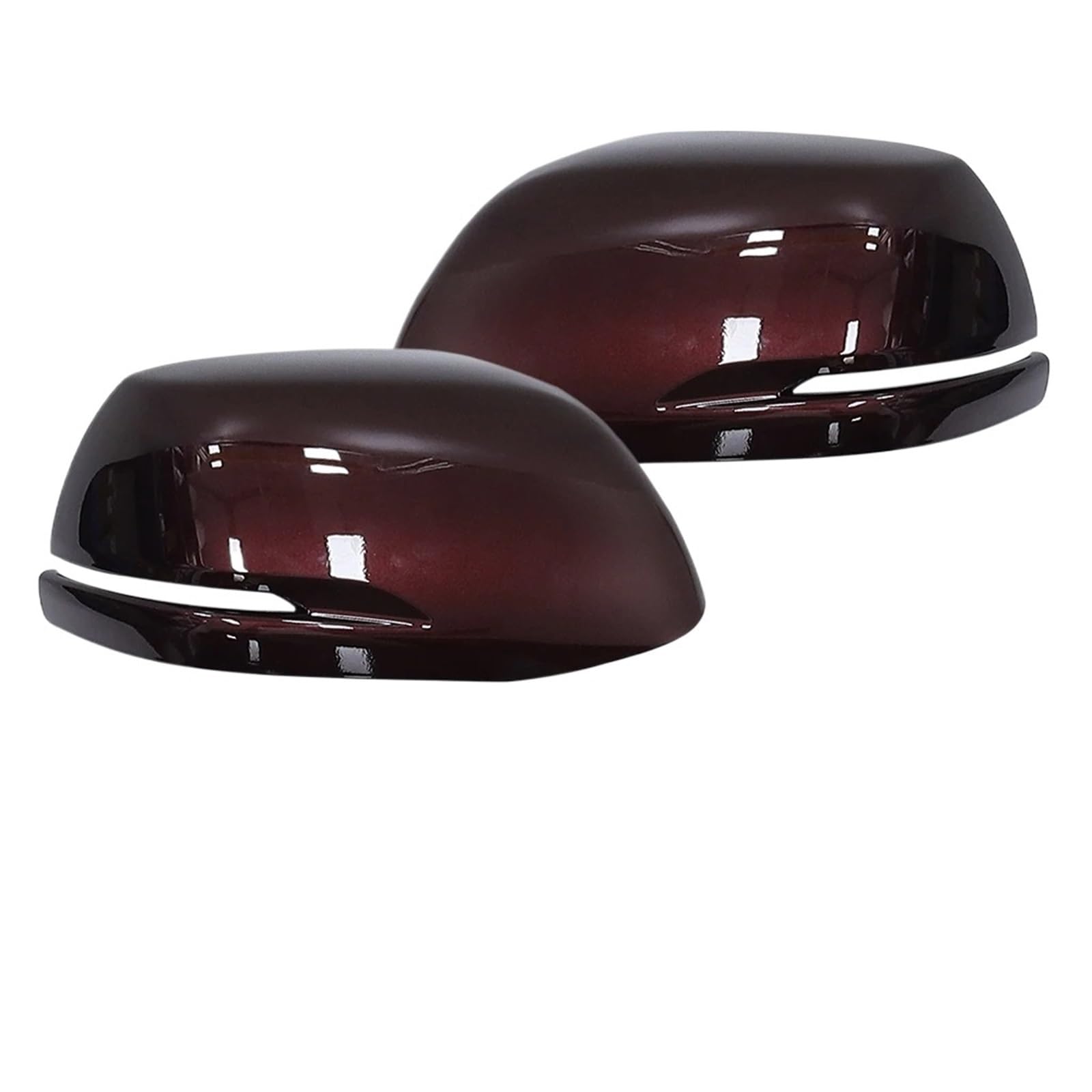 Rückspiegelgehäuse Auto Rückspiegel Shell Gehäuse Spiegel Kappe Rück Für CRV Für CR-V 2012 2013 2014 2015 2016 Rückspiegelabdeckung(Deep Red LH RH) von ZJYZYQ