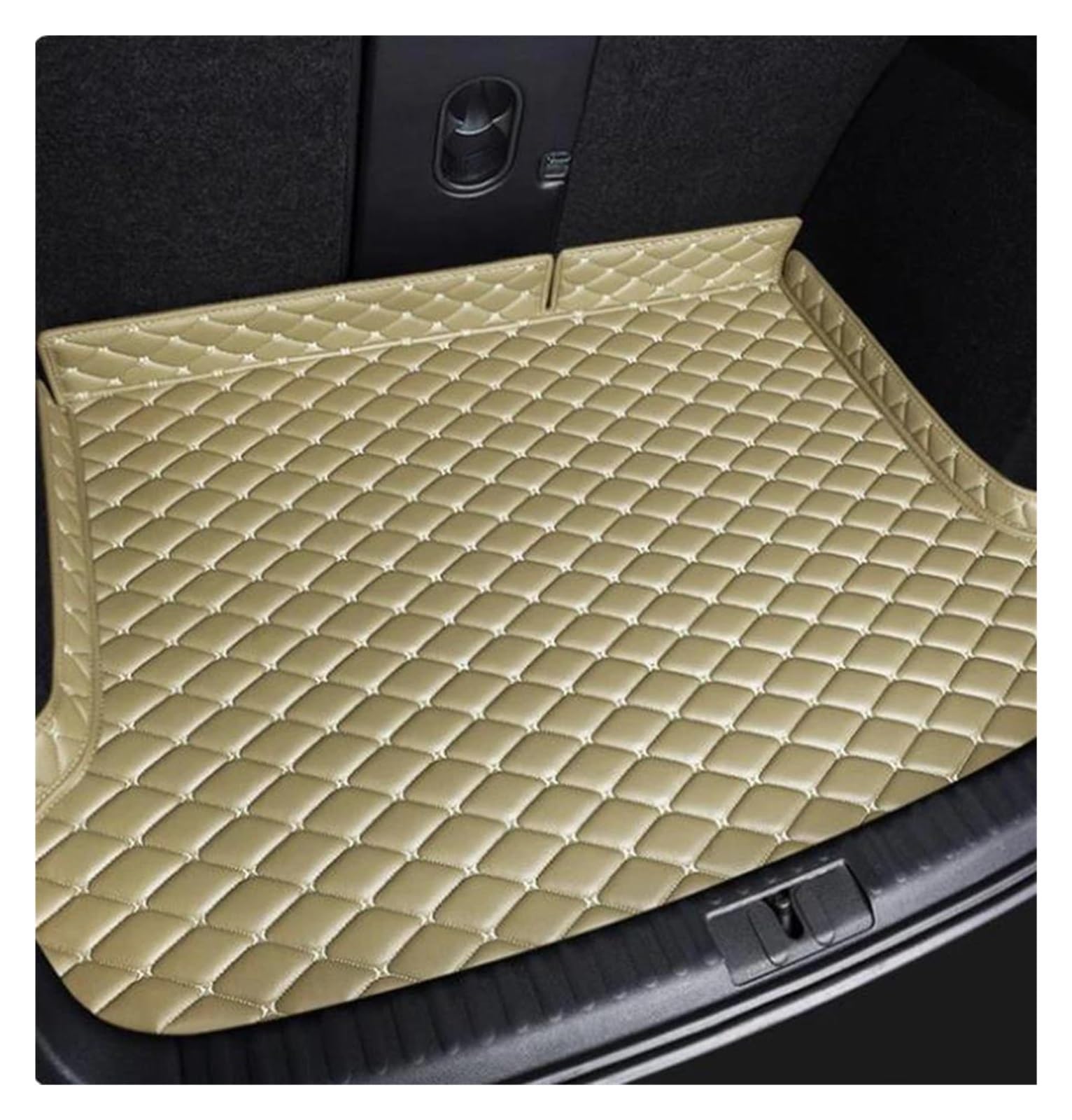 ZJYZYQ Kofferraumschutzmatte Für 5 Serie Für F11 2011 2012 2013 2014 2015 2016 Boot Liner Anti Slip Matte Auto Stamm Matten Auto Hinten Boot Liner Kofferraumwanne(Beige) von ZJYZYQ