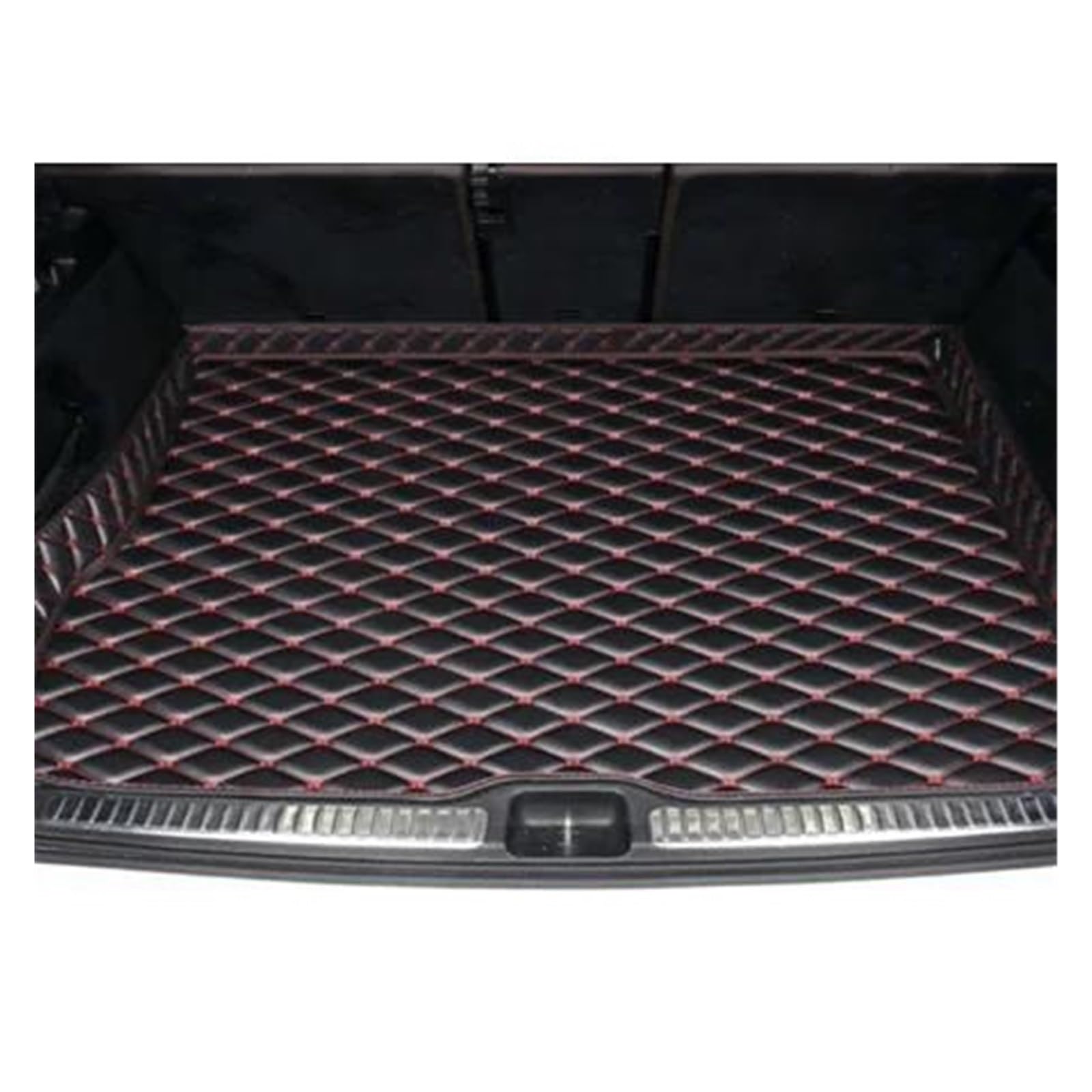 ZJYZYQ Kofferraumschutzmatte Für Benz Für W213 Für E-Class Für W210 Für W212 Für C207 Für C238 Auto Stamm Matten Boot Liner Anti Slip Matte Auto Fracht Hinten Stamm Matte Kofferraumwanne(Black red) von ZJYZYQ