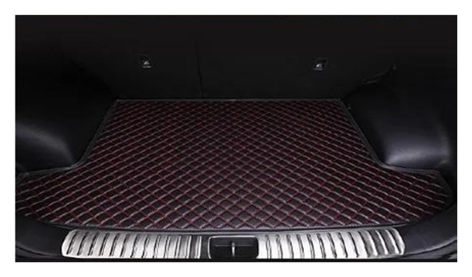 ZJYZYQ Kofferraumschutzmatte Für Benz Für X204 Für GLK Klasse 2008-2011 2012-2015 wasserdichte Leder Kofferraum Lagerung Abdeckung Pad Fracht Fach Hinten Boden Matte Kofferraumwanne(3) von ZJYZYQ