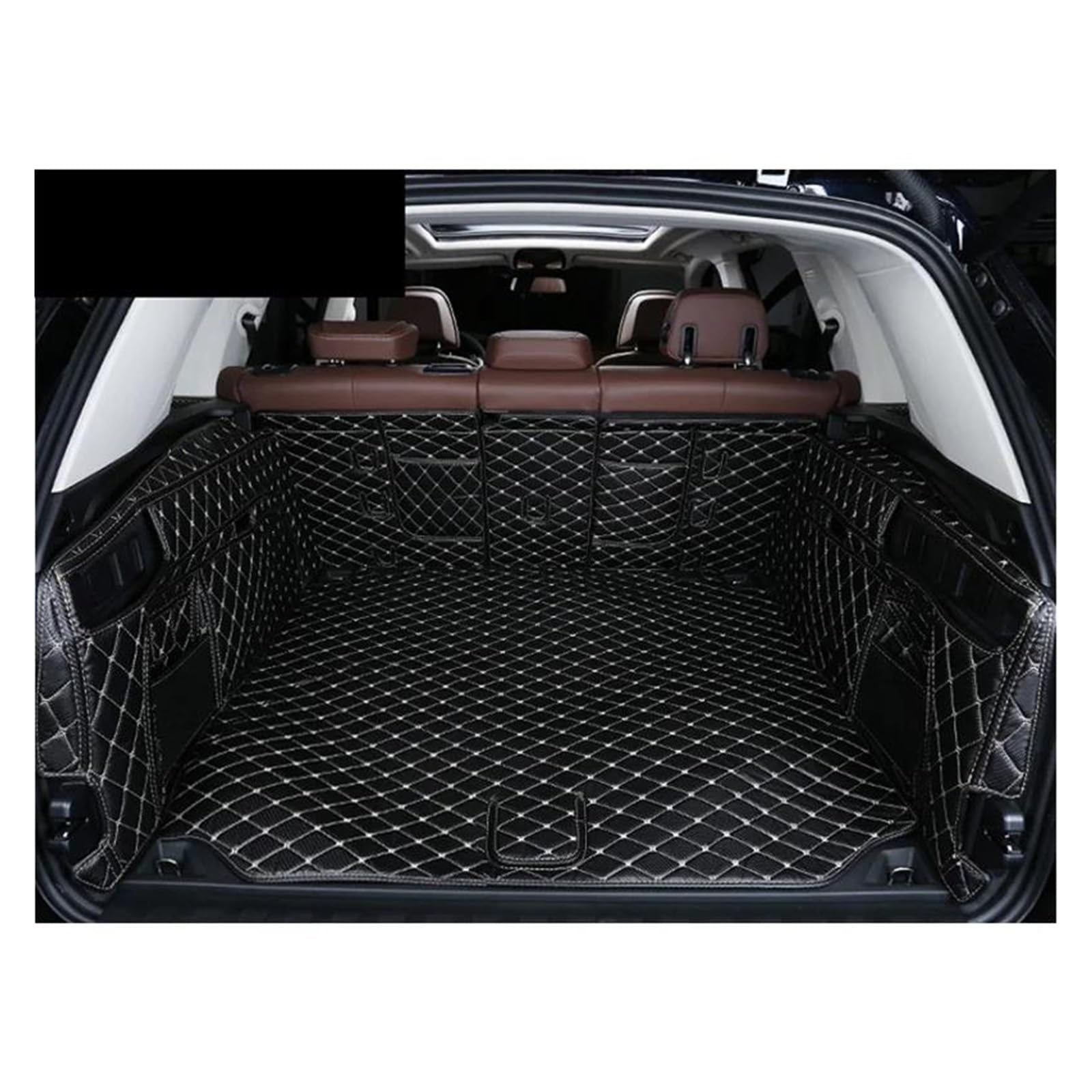 ZJYZYQ Kofferraumschutzmatte Für X5 2022 Für G05 Für X5 2021 2020 2019 wasserdichte Boot Teppiche Cargo-Liner Auto Stamm Matten Auto Hinten Boot Liner Kofferraumwanne(Black) von ZJYZYQ