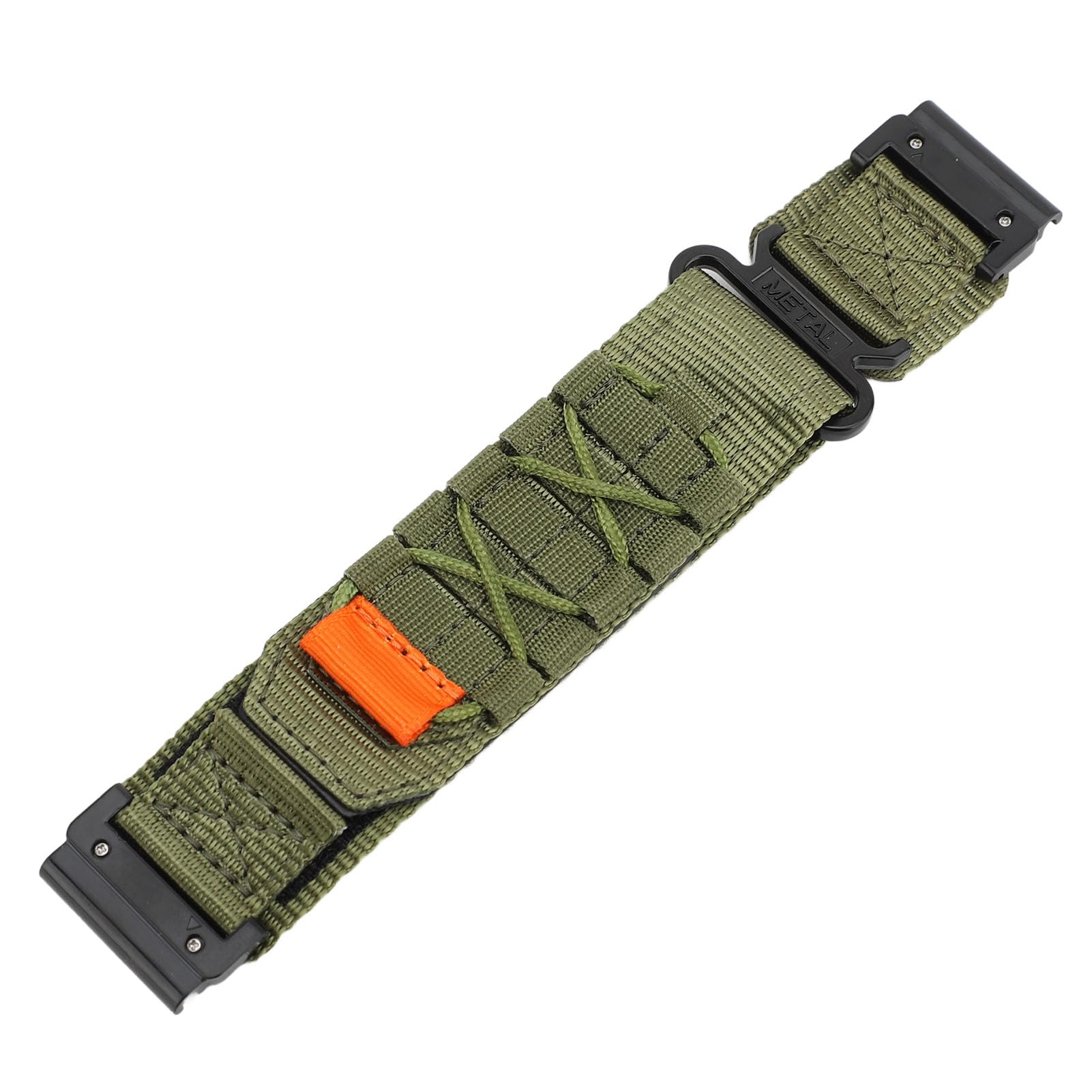 26-Mm-Nylon-Uhrenarmband für 5X Plus, mit Sportschlaufe, Klettverschluss für Fenix ​​8 51 Mm, Fenix ​​7X, Fenix ​​6X GPS (#3) von ZJchao