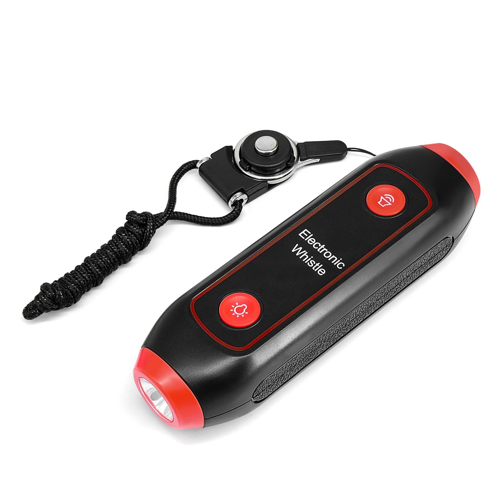 Elektrische Pfeife Handheld Electronic Whistle mit SOS Light Taschenlampe für Trainer Schiedsrichter P.E. Lehrer (Rot) von ZJchao