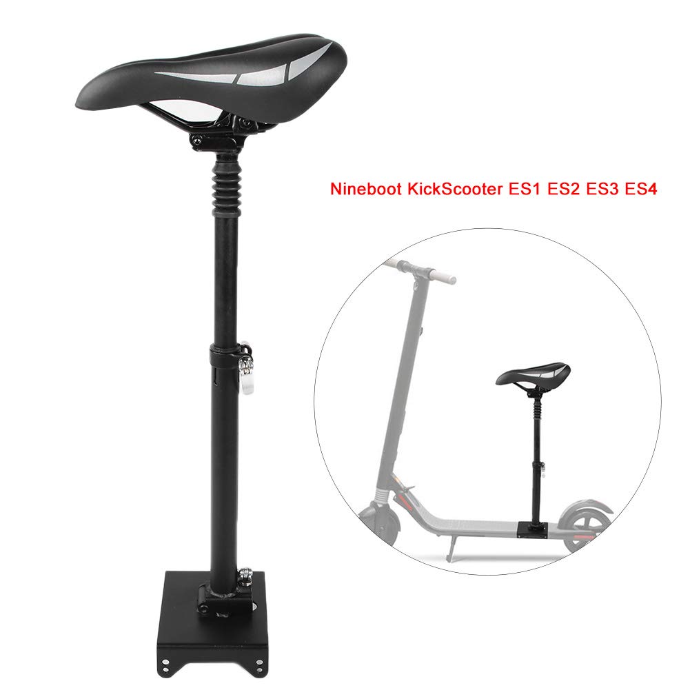 Elektro-Scooter-Sitz, Scooter-Sitz 100 Kg, Maximale Belastung 51–63 Cm, Verstellbarer Sattelsitz, Elektro-Scooter-Sitzaufsatz für KickScooter ES1 ES2 ES3 ES4 Elektro-Scooter von ZJchao