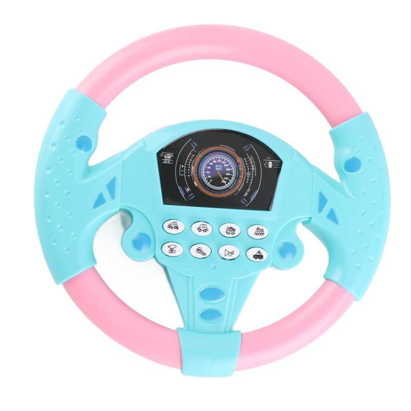 Lenkrad, Lenkradwerkzeug, Rennlenkrad, Schnellspanner-Lenkrad, Baby-pädagogisches Copilot-Lenkrad für (Rosa und Blau) von ZJchao