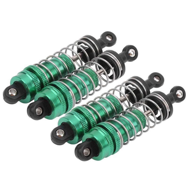 RC Crawler Schocks, 4PCS -Schockstruppen Dämpfer RC Upgrade Ersatzzubehör RC Schockdämpfer RC Schockstruppen Dämpfer für Wltoys 144001 1/14 RC -Auto (GREEN) von ZJchao