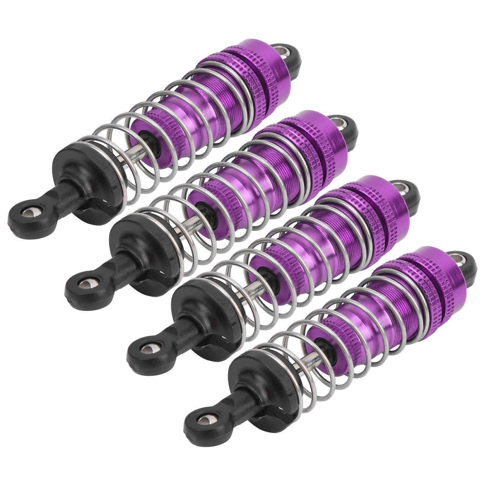 RC Crawler Shocks, 4 Stück Shock Struts Damper RC Shock Damper RC Upgrade Ersatzzubehör Passend für WLtoys 144001 1/14 RC Car (PURPLE) von ZJchao