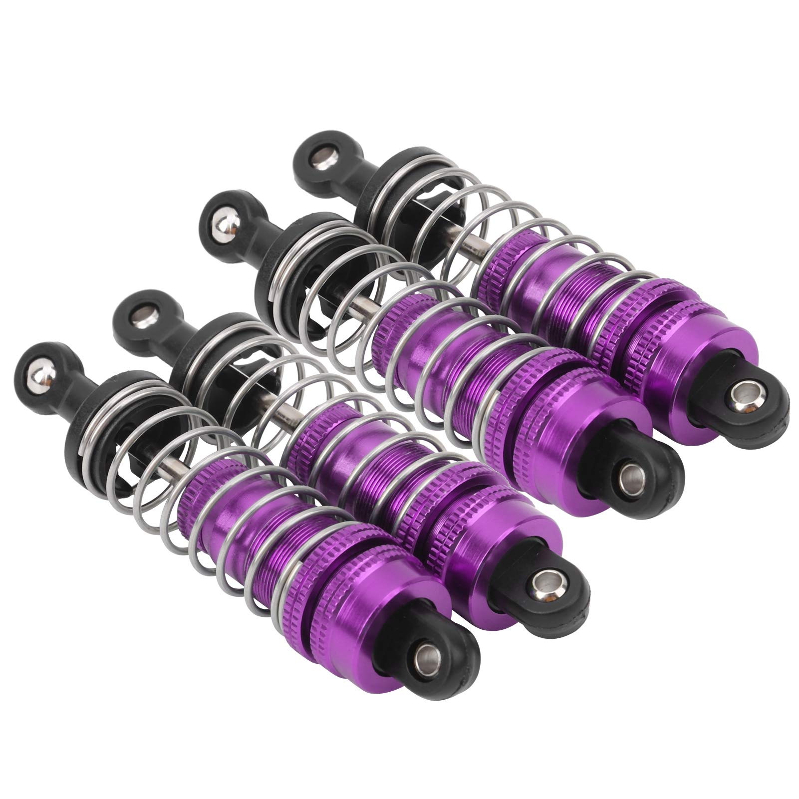 RC Crawler Shocks, RC Shock Struts Damper 4 Stück Shock Struts Damper RC Car Shock Struts Damper RC Upgrade Ersatzzubehör Passend für WLtoys 144001 1/14 RC Car (PURPLE) von ZJchao