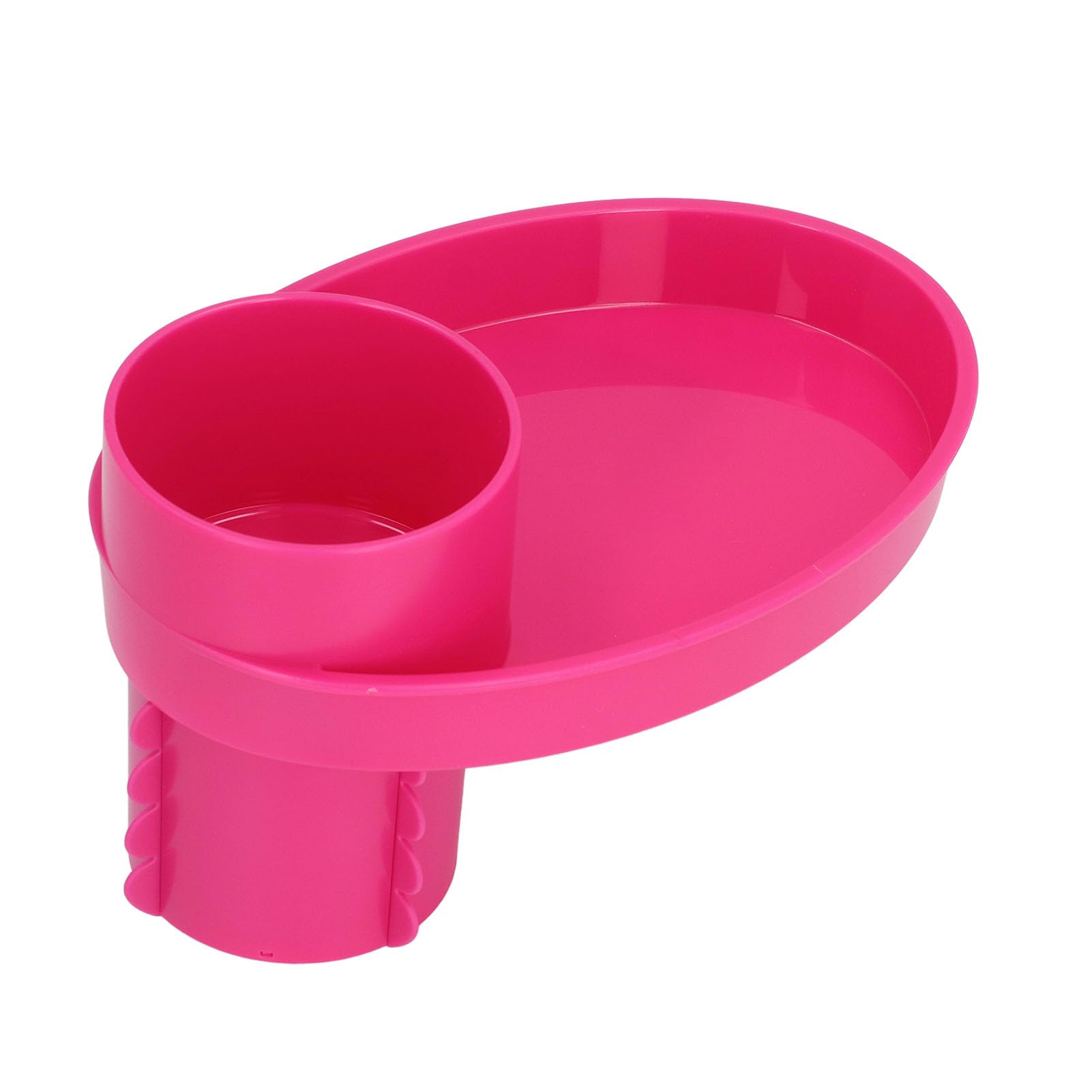 Snack-TABLETT FÜR AUTOSITZ, TRAGBARER, MULTIFUNKTIONALER, DREHBARER BECHERHALTER, Spielzeug, Wasser, GLÄSER, ZUBEHÖR FÜR Reisen (PINK) von ZJchao