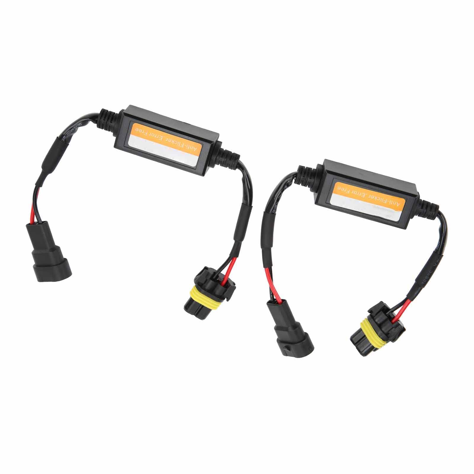 Widerstände, ABS -Blindesignalwiderstand mit 2pcs LED -Schwanzlichtwiderstand für LED -Scheinwerfer von ZJchao