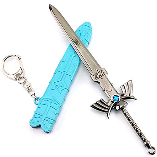 ZKBWFLA Game Peripheral Zelda Link Master Swords Shields und andere Ornamente und Schlüsselanhänger – mehrere Stiloptionen, Blau von ZKBWFLA