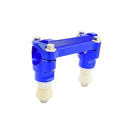 Motorrad Triple Clamp Lenkschaft und Clamp Riser Adapter for SX-F EXC EXCF 125 150 200 250 300 400 450 500 525 KEWS HJ250H(Card Holder Blue) von ZKKJPYYDS