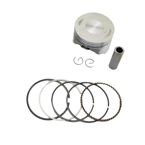 Motorrad-Zylinderteile Bohrungsgröße 66 mm Kolbenringsatz for CB250 Vip-er ZS250GY 15 mm Stift 166 fmm 167 fmm Motor(66mm Piston Set) von ZKKJPYYDS