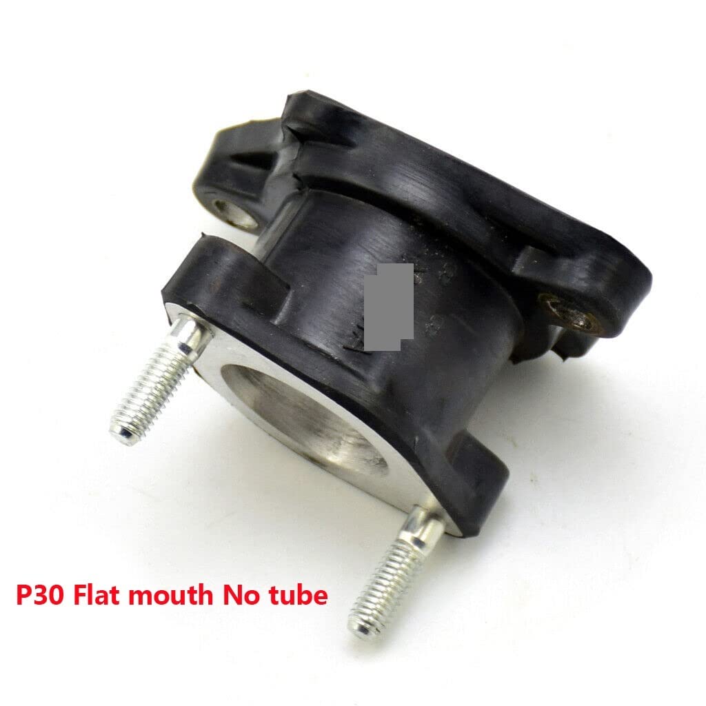 PZ30 Carb Rubber Adapter Einlass Ansaugkrümmer Pip Fit for CG250 200 250CC(No tube Flat) von ZKKJPYYDS