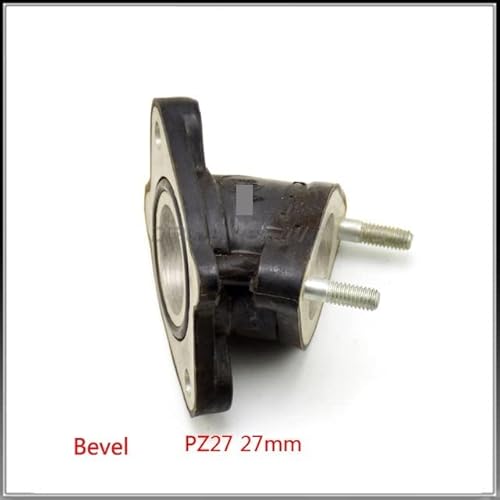 Vergaser-Gummi-Adapter, Einlass, Ansaugkrümmer, Pip, passend for PZ30 PZ27 CG250 200 250CC ATV Shin-eray His-un Quad Buggy(PZ27 no tube Bevel) von ZKKJPYYDS