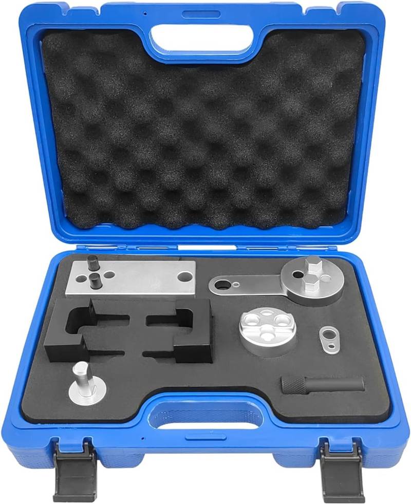 ZKTOOL Motor Nockenwelle Ausrichtung Verriegelung Timing Tool Kit, kompatibel mit Mercedes Benz M654 M656 OM654 W213 1.6L 2.0L Diesel Motor, Kurbelwelle einstellen 654 589 00 21 00 von ZKTOOL