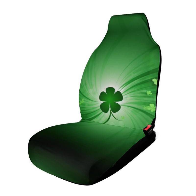 ZLFDSKGY 1 x Universal-Autositzschoner "Happy St. Patrick's Day", bedruckt, mit elastischem Band, Innenbezüge für Auto, LKW, Van, SUV von ZLFDSKGY