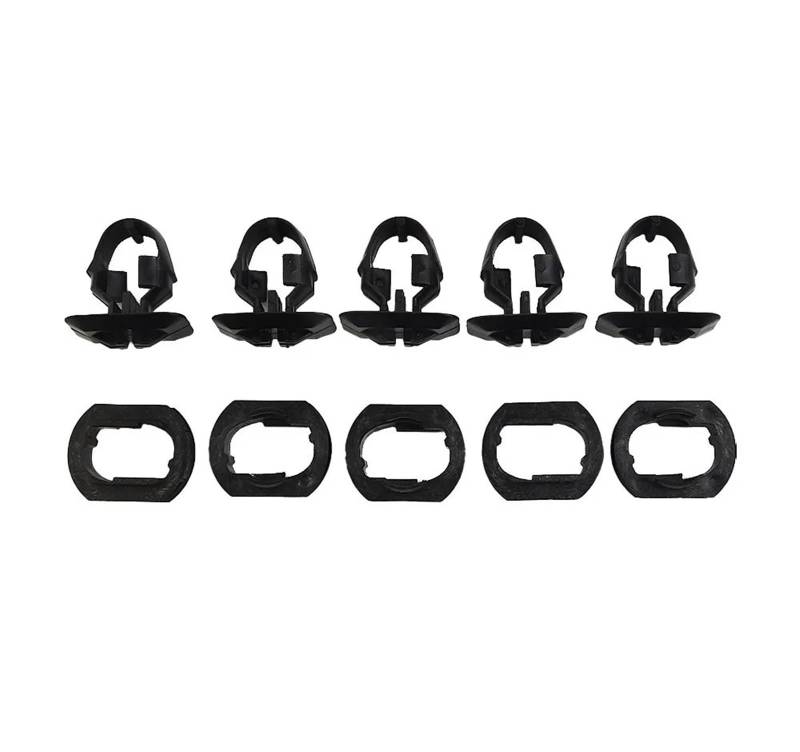 ZLQWHS [Replacement] 10 stücke Auto Seite Rock Halterung Clips Tülle Fit for Mercedes R170 W202 W203 W204 W208 W210 Seite Rock Halterung Clip Und Unterlegscheibe von ZLQWHS