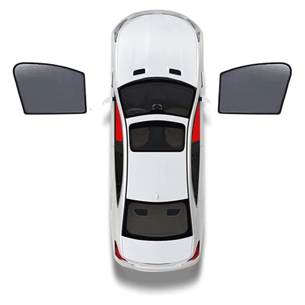 Auto Seitenfenster Sonnenschutz für Hyundai 4th Generation Xinshengda Domestic 2019-2022,Hochelastisches Material Vorne und Hinten Sonnenschutz UV Schutz Atmungsaktiv Sonnenblende,A von ZLQYF