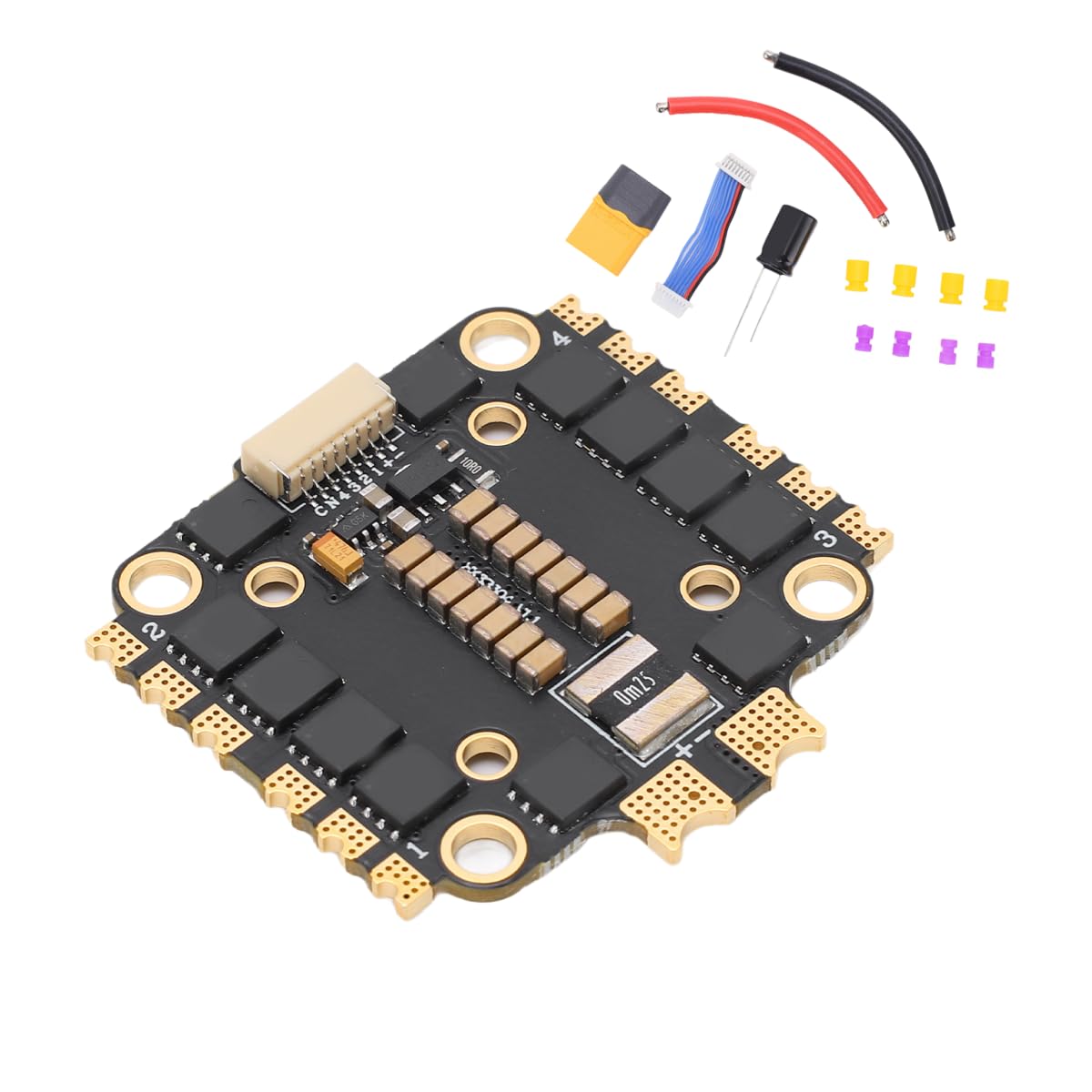 ZLXHDL 4 in 1 ESC, Doppellochabstand 48 MHz RC Drone Quadcopter Elektronischer Geschwindigkeitsregler, 45a Elektronischer Geschwindigkeitsregler von ZLXHDL