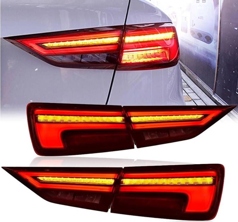 Autorücklichter für Audi A3 2013-2016, ist Für staub- und wasserabweisend,OneColor A Pair von ZLXYBF66