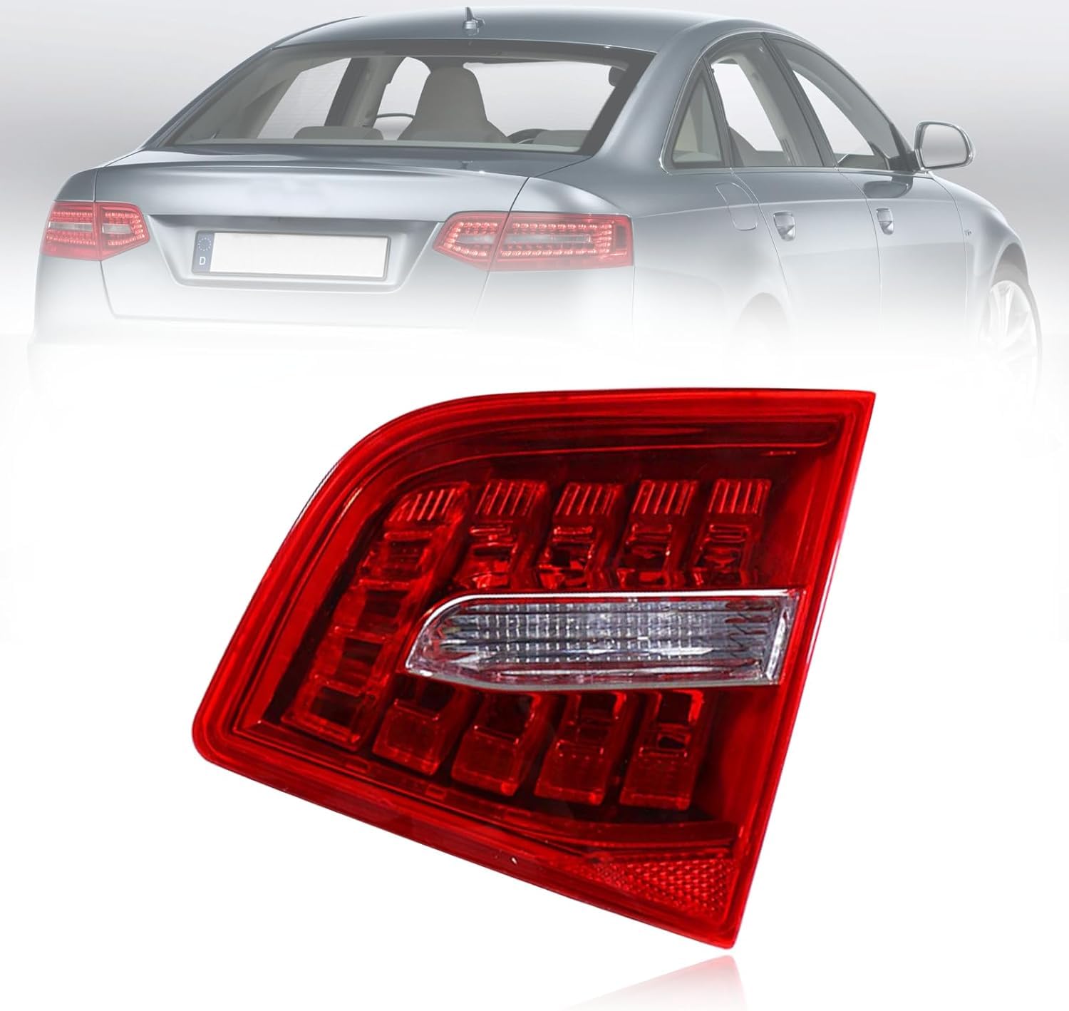 Autorücklichter für Audi A6 C6 A6L 2009-2011, ist Für staub- und wasserabweisend,Right Inner von ZLXYBF66