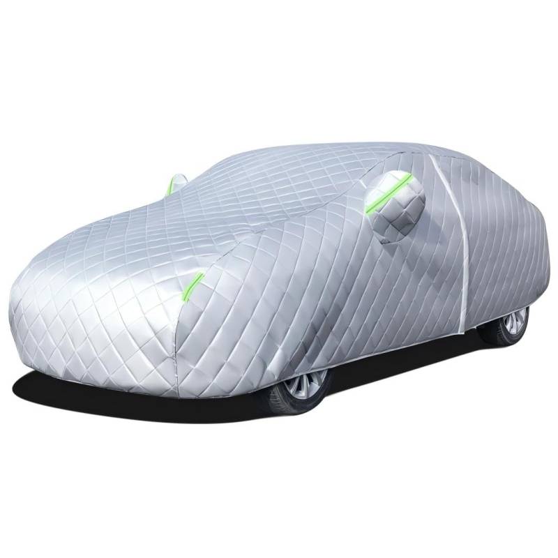 ZLYXZQG Hagelschutz Auto für Mercedes C (W203) Sportcoupe 2000-2007,Professionell Angepasste Verdickte Hagelschutz Auto Mit Reflektorstreifen von ZLYXZQG