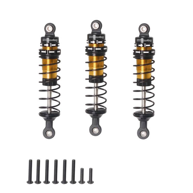 ZLiT RC Metall Stoßdämpfer Set für Tamiya 1/10 Hotshot II 2024 4WD RC Upgrade Parts (1) von ZLiT