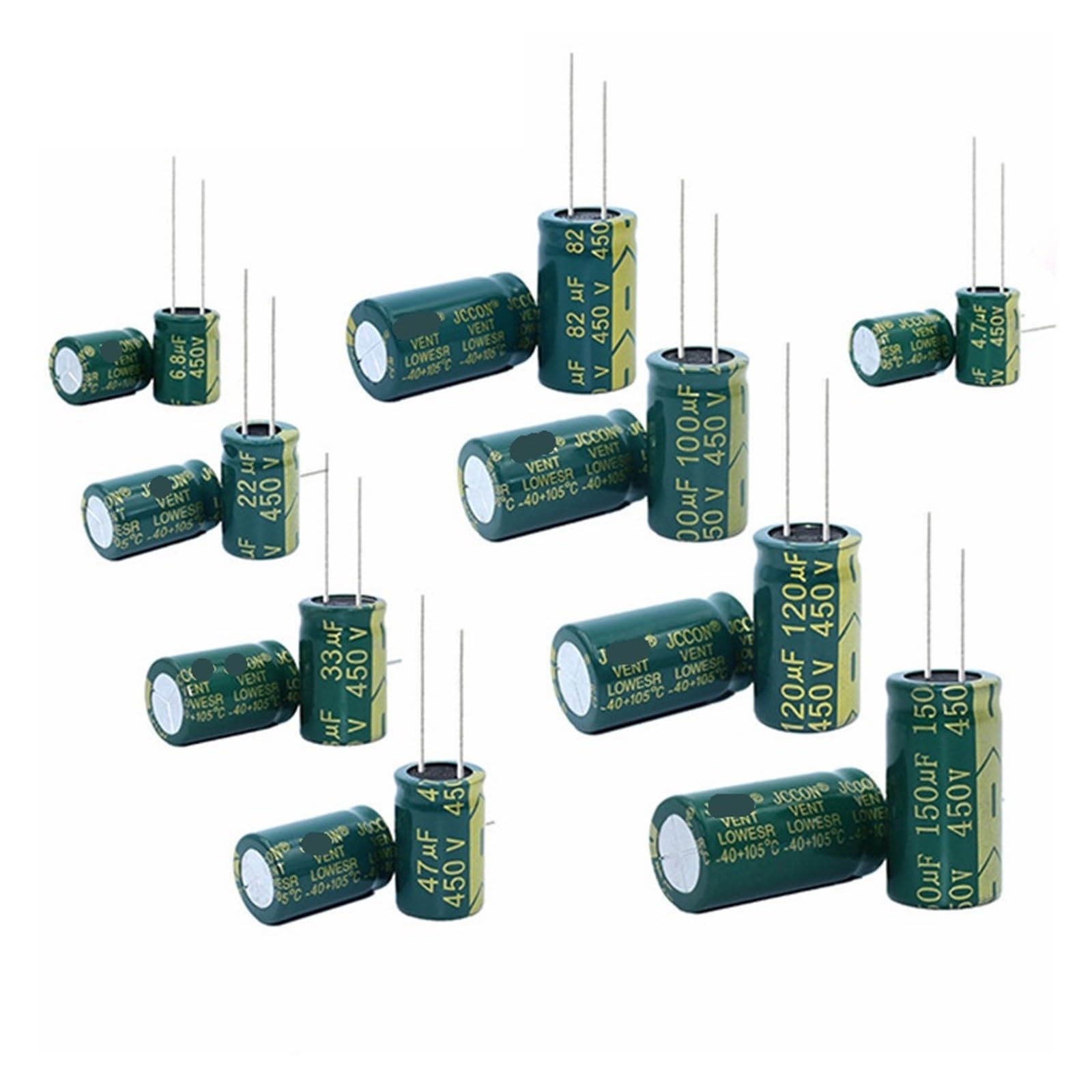 10V 16V 25V 35V 50V 400V High Frequency Low Aluminum Capacitor 100UF 220UF 330UF 470UF 680UF 1000UF 1500UF 2200UF 3300UF ZMBMNNWQ(100V1000UF 2PCS) von ZMBMNNWQ