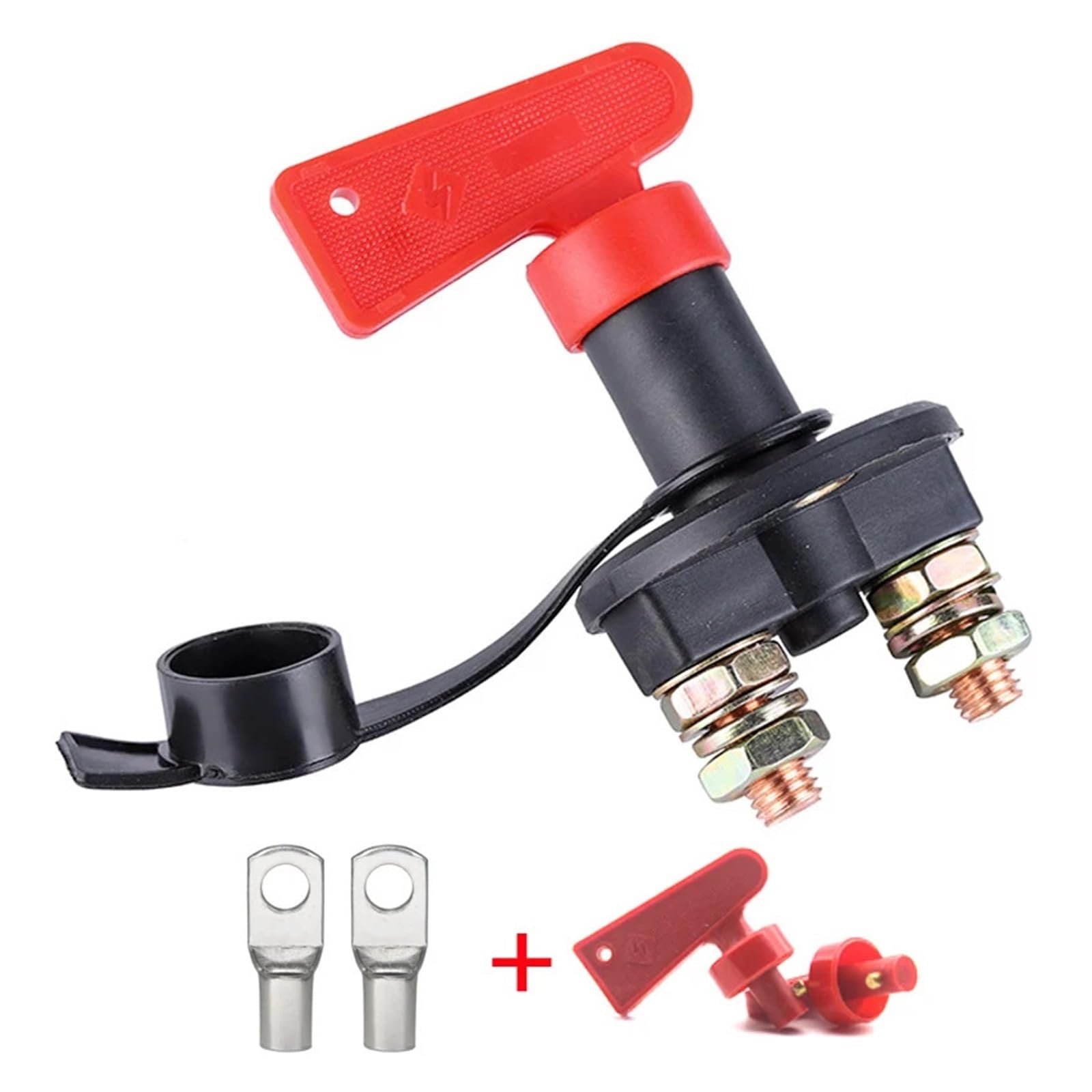 Auto Car Rotary Power Switch Vehicle Modify Isolator Disconnector Truck Boat Cut Off Battery Main Kill Switch 2Key 300A 12V-32V ZMBMNNWQ von ZMBMNNWQ